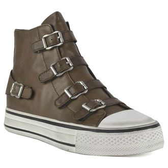 Ash Virgin Nappa Leather Womens High Top Trainers - Topo - Size:UK 6
