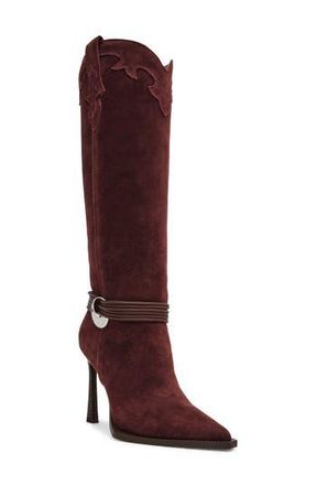 Steve Madden Kyndall Tall Boot in Rust Suede at Nordstrom Rack, Size 9.5
