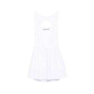 Sporty & Rich Cut-out Pleated Perfomance Dress