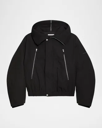 Helmut Lang Men & apos;s Hooded Astro Bomber Jacket