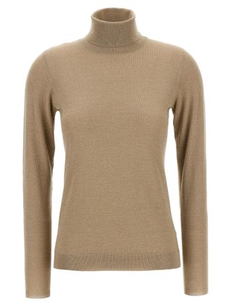 Brunello Cucinelli Womens Sparkling Turtleneck Sweater