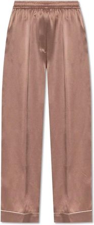 Dolce & Gabbana Zijden pyjamabroek - Dames - Pyjama - Roze - L - Nachtkleding