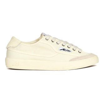 Autry Sneakers, male, White, Size: 10 US Canvas and Suede Sneakers
