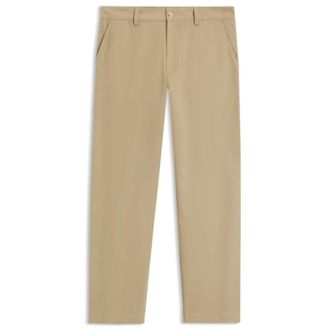 BOSS BY BECKHAM relaxed-fit chinos in cotton twill