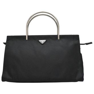 Prada Black Nylon Tote Bag (Pre-Owned)