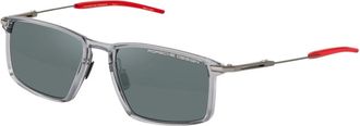 Porsche Design Zonnebril - Heren - Zonnebrillen - Grijs - 56 MM - Accessoires