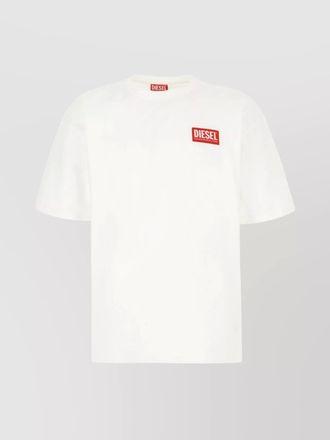 Diesel cotton logo-patch short-sleeve t-shirt