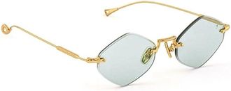Eyepetizer Empire Zonnebril - unisex - Zonnebrillen - Geel - 48 MM - Accessoires