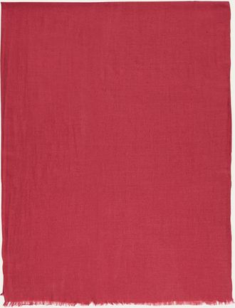 Cesare Attolini Mens Cashmere Solid Scarf