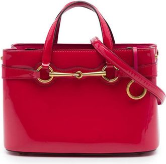 Gucci Pre-owned Gucci Patent Bright Bit Satchel Ladies RUV2IRMXUW12ECC5