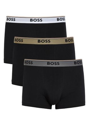BOSS Boss Stretch-cotton Boxer Trunks - set Three - Black - Xxl