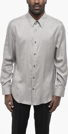 Celine Camicia In Seta a Righe Celine