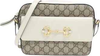 Gucci Pre-owned Vintage Shoulder Bag - Dames - Vintage Schoudertas - Wit - ONE Size - Leer - Vintage
