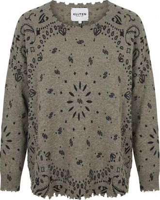 Kujten Mela Bandana Round Neck Sweater