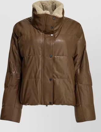 Brunello Cucinelli shearling padded jacket