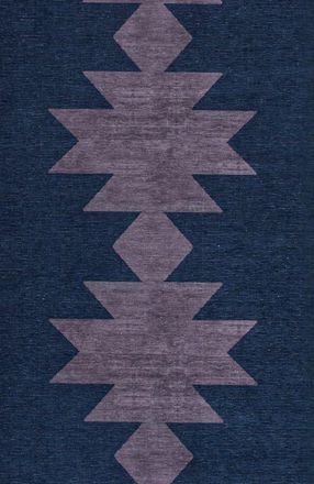 Jonathan Y Designs Chayton Minimalist Geometric Machine-Washable Area Rug in Midnight Plum at Nordstrom, Size 8Ft 0In X 10Ft 0In