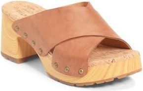 Kork-ease Tatum Slide Sandal in Brown Leather at Nordstrom Rack, Size 10