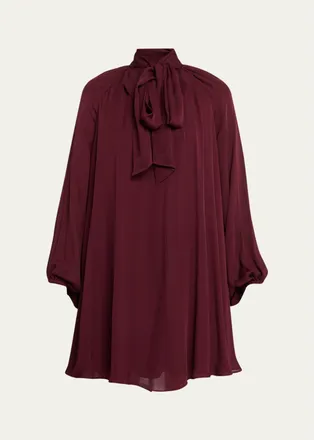 SIMKHAI Isobel Silk Mini Dress