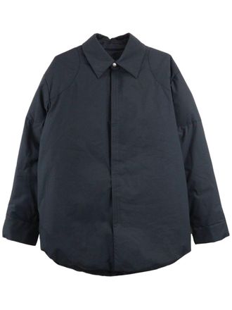 Jil Sander padded cotton jacket - men - Cotton/Feather/Down - 48 - Blue