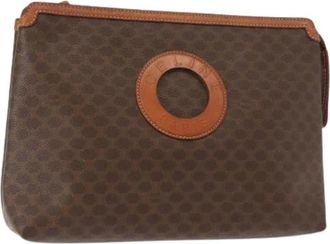 Celine Pre-owned Clutches, female, Brown, Size: ONE SIZE Pre-owned Vintage Clutch