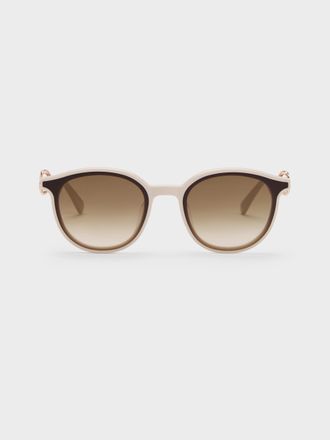 Charles & Keith Ciara Heart-Motif Sunglasses