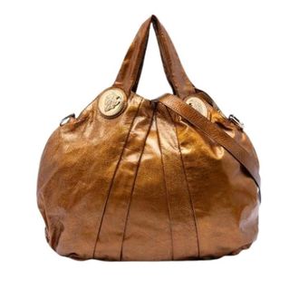 Gucci Pre-owned Hysteria Handbag - Dames - Vintage Handtas - Bruin - ONE Size - Leer - Vintage