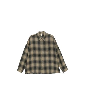 Sunflower Stable Plaid-pattern Shirt