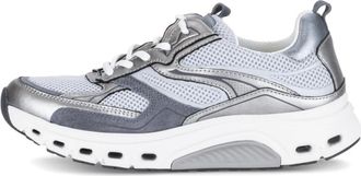 Gabor Schoenen, Dames, Blauw, 37 EU, Leer, Rollingsoft Low Sneaker