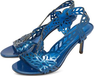Sergio Rossi Sandali con cinturino posteriore e cut-out - Blu