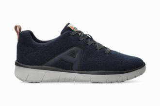 Mephisto Womens La Viva Lace Up Sneakers In Ocean Merino
