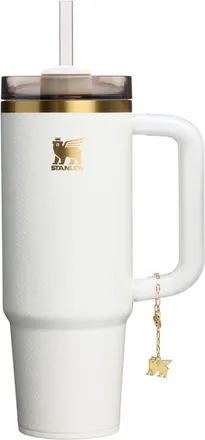 Stanley The Quencher Luxe H2.0 FlowState 30-Ounce Tumbler in Pale Stone Snakeskin at Nordstrom