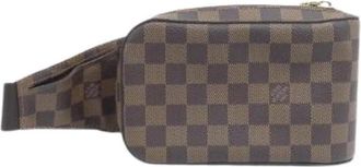 Louis Vuitton Pre-owned Geronimos Damier Schoudertas - Dames - Vintage Heuptassen - Bruin - ONE Size - Vintage
