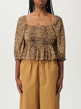 Liu Jo Gerimpelde Luipaardprint Blouse