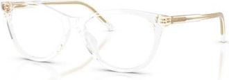 Dolce & Gabbana 53mm Cat Eye optical glasses in Transparent at Nordstrom