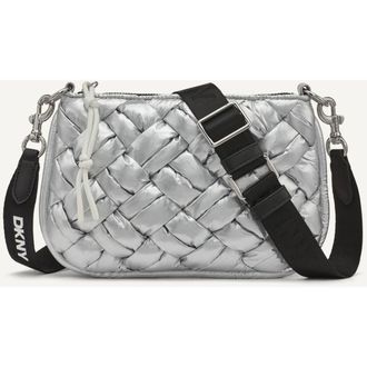 DKNY Nadia Crossbody Bag in Silver at Nordstrom