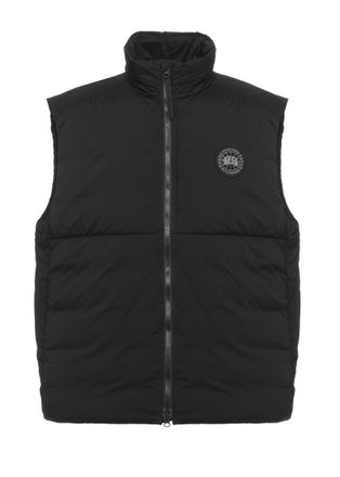 Canada Goose Padded Sleeveless Vest With High Neck And Quilted Design