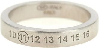 Maison Margiela Accessoires, Heren, Grijs, 47 MM, Numerical Ring 4 mm