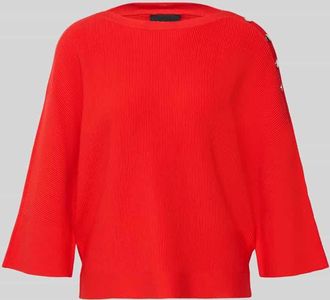 s.Oliver Black Label Loose Fit Strickpullover aus Viskose-Mix in Rot, Gr&ouml;&szlig;e 34