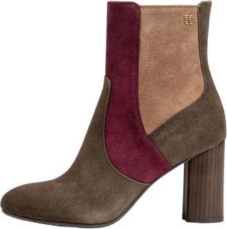 Floris Van Bommel Schoenen, Dames, Bruin, 42 EU, Kaci Enkellaarsjes