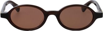 Bottega Veneta Oval Sunglasses Bv1388 S 007