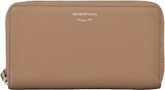 Emporio Armani Wallets & Cardholders, female, Brown, Size: ONE SIZE Leather Wallet