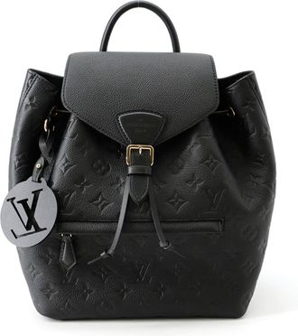 Louis Vuitton Black Monogram Noir Monogram Empreinte Backpack (Pre-Owned)