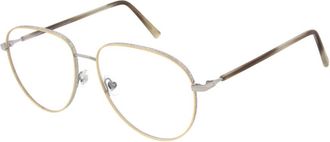 Andy Wolf 4828 Aviator Frame - unisex - Brillen - Geel - 58 MM - Wol - Accessoires