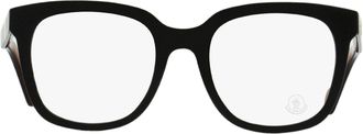 Moncler ML5098 Square Acetate Eyeglasses - Black