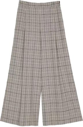 Twinset Polyester Broek - Dames - Wijde Broeken - Veelkleurig - L - Polyester - Broeken
