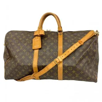 Louis Vuitton Vintage, unisex, Bruin, ONE Size, Pre-owned Weekendtas