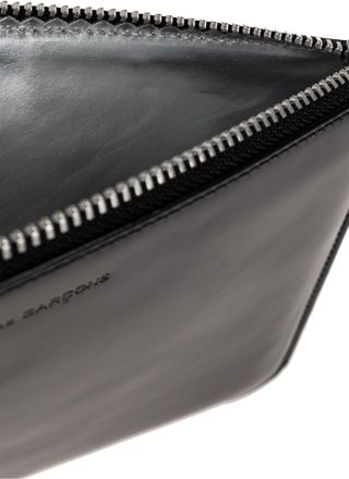 Comme Des Gar&ccedil;ons Comme Des Gar&ccedil;ons Leather Pouch, Unisex, Black