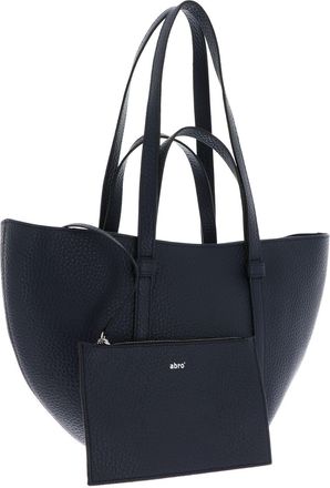 Abro Abro Tekla Shopper Cosmo Leather Shoulder Bag Navy Dark Blue