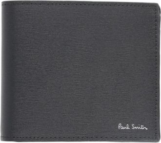 Paul Smith Textured Leather Discreet Logo Bi-Fold Wallet