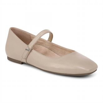 Vionic Womens Alameda Square Toe Mary Jane Shoes In Oatmeal
